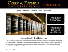 Tablet Screenshot of creedandformica.com